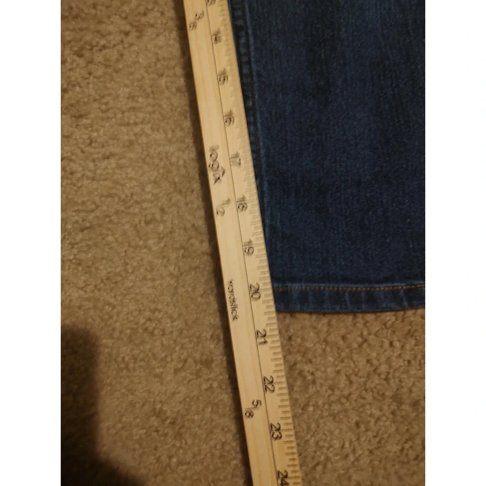 Kids Blue Wash‎ Denim Jeans Elastic Waist Straight Leg Pants Size 10